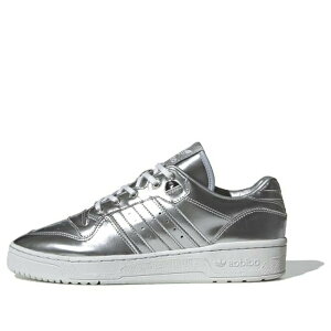 adidas �A�f�B�_�X �����Y �X�j�[�J�[ �yadidas Rivalry Low 'Silver Metallic' FV4291�z �T�C�Y US_M_4
