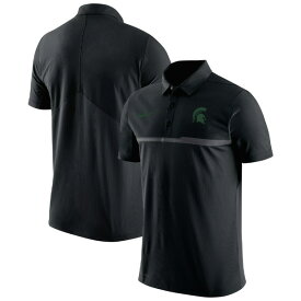 ナイキ メンズ ポロシャツ トップス Michigan State Spartans Nike Coaches Performance Polo Black