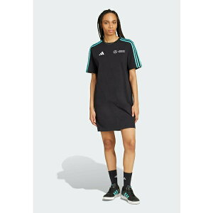 AfB_XIWiX fB[X s[X gbvX MERCEDES - AMG PETRONAS FORMULA ONE TEAM DNA - Jersey dress - black white