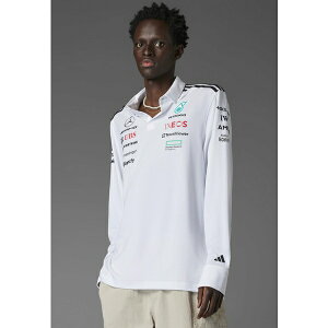 �A�f�B�_�X�I���W�i���X �����Y T�V���c �g�b�v�X MERCEDES - AMG PETRONAS FORMULA ONE TEAM LONG SLEEVE - Long sleeved top - white black