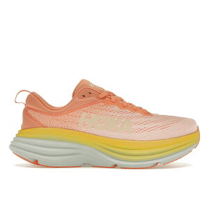 Hoka One One �z�J�I�l�I�l ���f�B�[�X �X�j�[�J�[ �yHoka One One Bondi 8 Shell Coral Peach Parfait (Women's)�z �T�C�Y US_7(24.0cm) Shell Coral/Peach Parfait