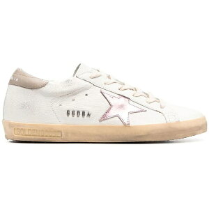 Golden Goose �S�[���f���O�[�X ���f�B�[�X �X�j�[�J�[ �yGolden Goose Super-Star White Antique Pink Metallic (Women's)�z �T�C�Y US_9(26.0cm) White/Antique Pink