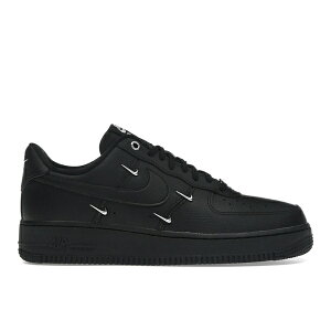 Nike �i�C�L ���f�B�[�X �X�j�[�J�[ �yNike Air Force 1 Low '07 LX Black Silver Mini Swoosh (Women's)�z �T�C�Y US_6(23.0cm) Black/Metallic Silver