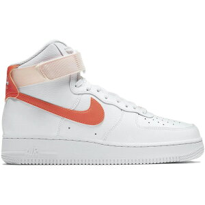 Nike �i�C�L ���f�B�[�X �X�j�[�J�[ �yNike Air Force 1 High Orange Pearl (Women's)�z �T�C�Y US_5(22.0cm) White/Orange-Orange Pearl