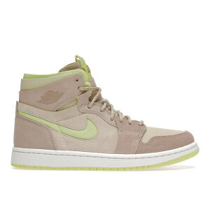 Jordan �W���[�_�� ���f�B�[�X �X�j�[�J�[ �yJordan 1 High Zoom Air CMFT Lemon Twist (Women's)�z �T�C�Y US_6(23.0cm) White/Fossil-Lemon Twist-White