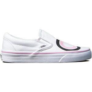 Vans �o���Y ���f�B�[�X �X�j�[�J�[ �yVans Classic Slip-On Sayings OMG White (Women's)�z �T�C�Y US_5(22.0cm) White