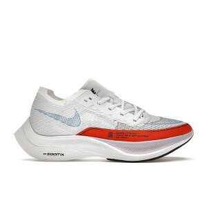 Nike �i�C�L ���f�B�[�X �X�j�[�J�[ �yNike ZoomX Vaporfly Next% 2 White Laser Blue Rush Orange�z �T�C�Y US_7(24.0cm) White/Laser Blue-Rush Orange-Doll-Black