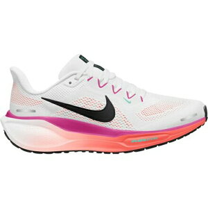 �i�C�L ���f�B�[�X �u�[�c �V���[�Y Pegasus 41 Running Shoe - Women's White/Black-Fire Pink-Orange Pulse