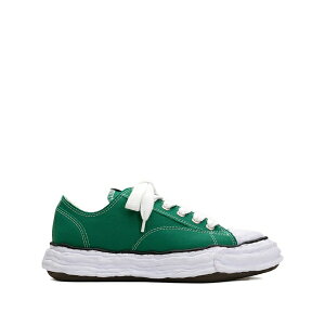 �~�n�����X�q�� �����Y �X�j�[�J�[ �V���[�Y Hank lace-up low-top sneakers Green