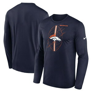 iCL Y TVc gbvX Denver Broncos Nike Legend Icon Long Sleeve TShirt Navy