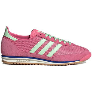 adidas �A�f�B�_�X ���f�B�[�X �X�j�[�J�[ �yadidas SL72 Pink Fusion Green Spark (Women's)�z �T�C�Y US_8.5(25.5cm) Pink Fusion/Semi Green Spark/Lucid Blue