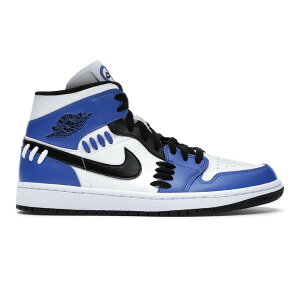 Jordan �W���[�_�� ���f�B�[�X �X�j�[�J�[ �yJordan 1 Mid Sisterhood (Women's)�z �T�C�Y US_8(25.0cm) Game Royal/Black-White