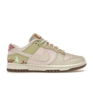 Nike �i�C�L ���f�B�[�X �X�j�[�J�[ �yNike Dunk Low LX Mushroom (Women's)�z �T�C�Y US_W_10 Pearl Pink/White/Olive Aura/Elemental Pink