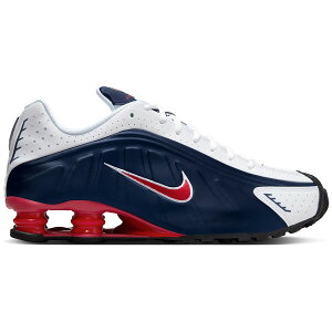 Nike �i�C�L �����Y �X�j�[�J�[ �yNike Shox R4 USA (2025)�z �T�C�Y US_7(25.0cm) Midnight Navy/White/Metallic Silver/Gym Red
