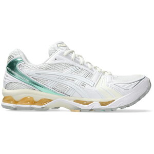 ASICS �A�V�b�N�X �����Y �X�j�[�J�[ �yASICS Gel-Kayano 14 White Mint Gold�z �T�C�Y US_5(23.0cm) White/White