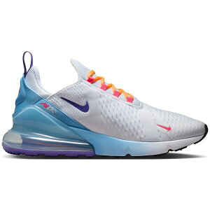 Nike �i�C�L �����Y �X�j�[�J�[ �yNike Air Max 270 Colorado Rockies�z �T�C�Y US_12.5(30.5cm) White/Blue/Orange/Pink