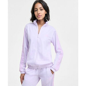 AfB_X fB[X WPbgu] AE^[ Women's Tricot 3-Stripes Track Jacket Ice Lavendar