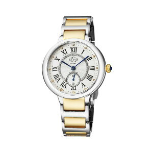 WFr fB[X uXbgEoOEANbg ANZT[ GV2 Women's Rome Two-Tone Stainless Steel and Ion Plating Swiss Quartz Bracelet Watch 36 mm Silver-Tone