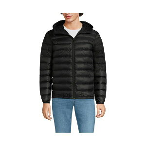 YGh Y WPbgu] AE^[ Men's Hooded Wanderweight Packable Down Jacket Black