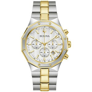 uo Y rv ANZT[ Men's Prestige Chronograph Two-Tone Stainless Steel Bracelet Watch 40mm Two-tone