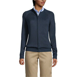 YGh fB[X jbg&Z[^[ AE^[ Women's Cotton Modal Zip-front Cardigan Sweater Classic navy