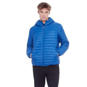 ApC m[X Y WPbgu] AE^[ Men's Yoho Lightweight Packable Puffer Jacket & Bag Cobalt