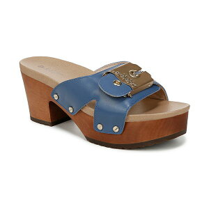 �h�N�^�[�E�V���[�� ���f�B�[�X �T���_�� �V���[�Y Women's Original Max Too Slide Sandals Blue Horizon Leather