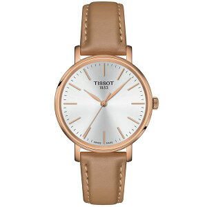 eB\bg fB[X rv ANZT[ Women's Swiss Everytime Beige Leather Strap Watch 34mm Beige