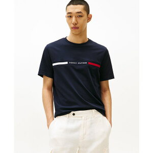 g~[ qtBK[ Y Vc gbvX Men's Chest Insert Logo Short Sleeve T-Shirt Desert Sky