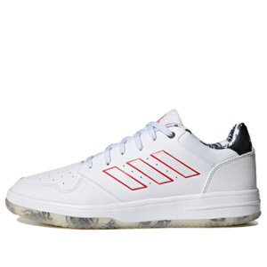 adidas �A�f�B�_�X �����Y �X�j�[�J�[ �yadidas neo Gametalker 'White Red Black' FY8583�z �T�C�Y US_8(26.0cm)