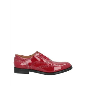 【送料無料】 チャーチ レディース オックスフォード シューズ Lace-up shoes Red
