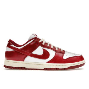 Nike �i�C�L ���f�B�[�X �X�j�[�J�[ �yNike Dunk Low PRM Vintage Team Red (Women's)�z �T�C�Y US_8.5(25.5cm) White/Team Red-Coconut Milk
