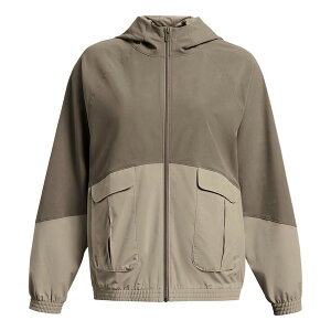 Under Armour A_[A[}[ fB[X Xj[J[ y(WMNS) Under Armour ArmourSport Cargo Oversized Jacket 'Brown' 1382699-200z TCY US_W_M