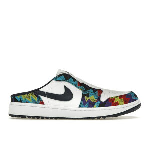 Jordan W[_ Y Xj[J[ yJordan 1 Mule Golf Nothing But Netz TCY US_M_13 White/Obsidian/Speed Yellow/University Red/Grape Ice/Blue Orbit