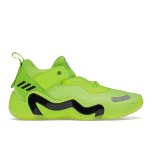 adidas �A�f�B�_�X �����Y �X�j�[�J�[ �yadidas D.O.N. Issue #3 Monsters Inc. Mike Wazowski�z �T�C�Y US_9(27.0cm) Team Semi Solid Green/Cloud White/Core Black
