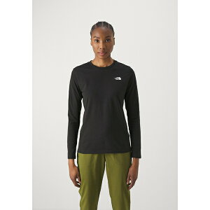 m[XtFCX fB[X ejX X|[c SIMPLE DOME TEE - Long sleeved top - black