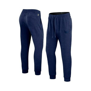 �t�@�i�e�B�N�X �����Y �J�W���A���p���c �{�g���X Men's Heather Navy Washington Capitals Authentic Pro Road Jogger Sweatpants Heather Navy