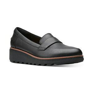 N[NX fB[X Xb|E[t@[ V[Y Women's Sharon Gracie Slip-On Loafer Flats Black Leather