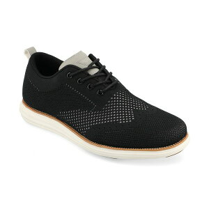 @Z Jpj[ Y hXV[Y V[Y Men's Ezra Tru Comfort Foam Knit Wingtip Dress Shoes Black