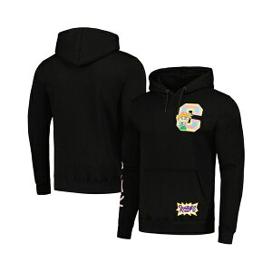 �t���[�Y �}�b�N�X �����Y �p�[�J�[�E�X�E�F�b�g�V���c �A�E�^�[ Men's Black Rugrats Chuckie Pullover Hoodie Black