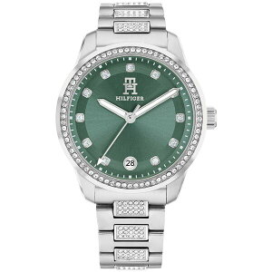g~[ qtBK[ fB[X uXbgEoOEANbg ANZT[ Women's Quartz Silver-Tone Stainless Steel with Crystals Bracelet Watch 36mm Silver and Crystals