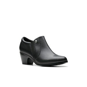N[NX fB[X Xb|E[t@[ V[Y Emily 2 Reyna Cushioned Slip On Booties Black Leather