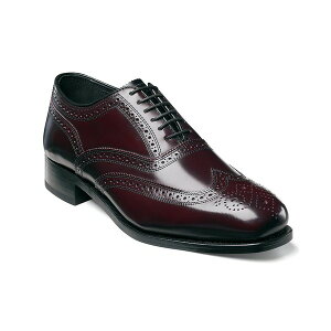 フローシャイム メンズ ドレスシューズ シューズ Men's Lexington Wing-Tip Oxford Wine