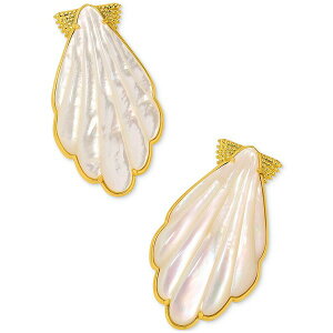 PhXRbg fB[X sAXCO ANZT[ Gold-Tone Alexa Mother-of-Pearl Shell Earrings Ivory Mother Of Pearl