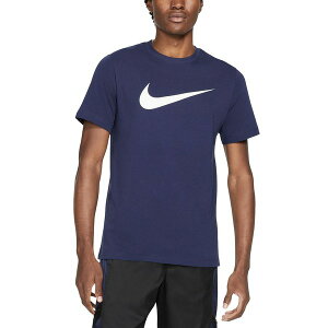 �i�C�L �����Y �V���c �g�b�v�X Sportswear Men's Swoosh Short-Sleeve Crewneck T-Shirt Midnight Navy/white