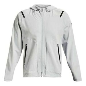 Under Armour A_[A[}[ Y Xj[J[ yUnder Armour Unstoppable Hooded Jacket 'Light Grey' 1370494-014z TCY US_M_L