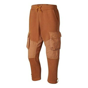 Air Jordan W[_ Y Xj[J[ yAir Jordan Engineered Washed Distress Knit Splicing Pocket Casual Long Pants CV2791-875z TCY US_M_XL