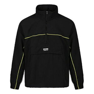 adidas AfB_X Y Xj[J[ yadidas originals Stand Collar Pullover Sports Jacket Black FM2272z TCY US_M_XXL