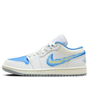 Air Jordan W[_ fB[X Xj[J[ University Blue / Psychic Blue / Wolf Grey y(WMNS) Air Jordan 1 Low SE 'Flame Swoosh' FJ7219-441z TCY US_8(25.0cm)