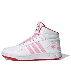 adidas AfB_X fB[X Xj[J[ White/Pink y(WMNS) adidas Hoops 2.0 Mid 'White Pink' FW8031z TCY US_5(22.0cm)